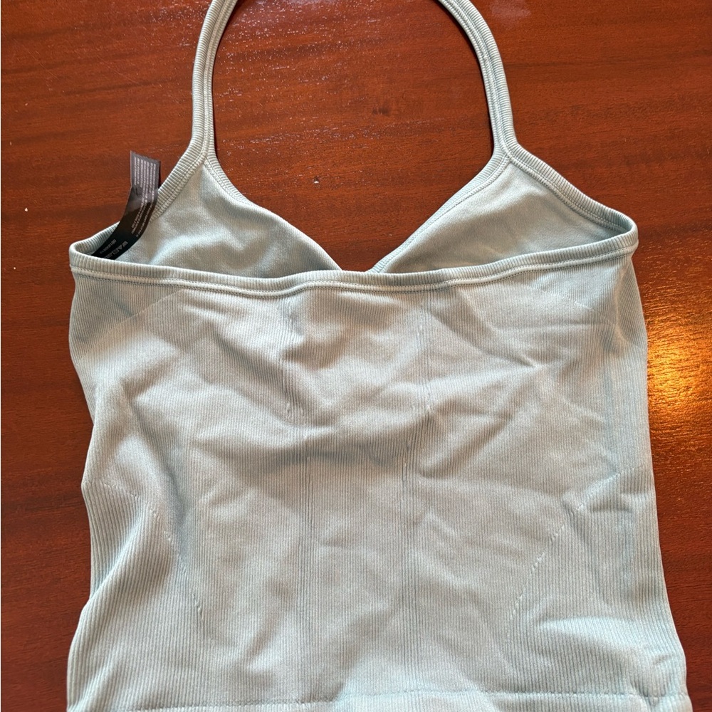 Green Halter Tank Top - Picture 2 of 3